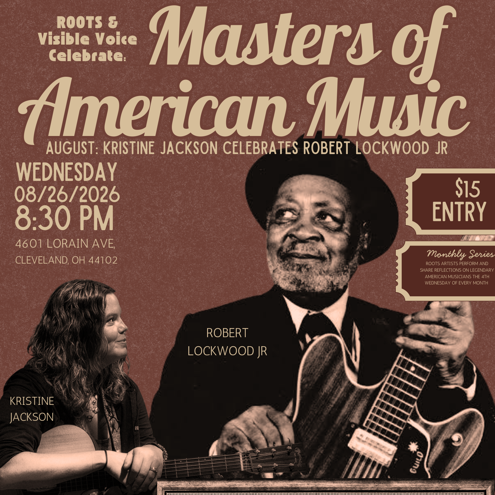 Masters of American Music: Kristine Jackson Celebrates Robert Lockwood Jr - logo